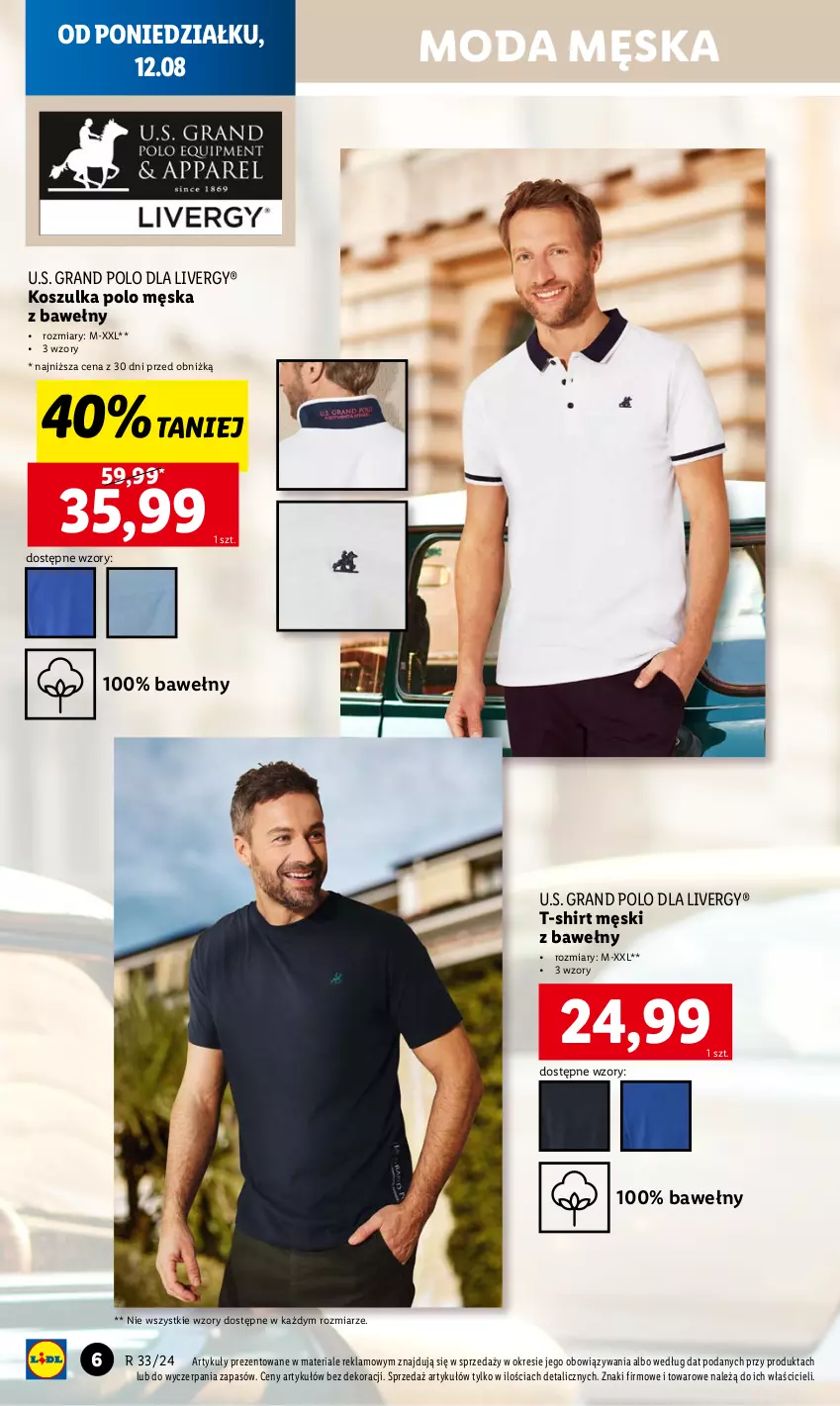 Gazetka promocyjna Lidl - GAZETKA - ważna 12.08 do 17.08.2024 - strona 6 - produkty: Gra, Kosz, Koszulka, Moda, T-shirt