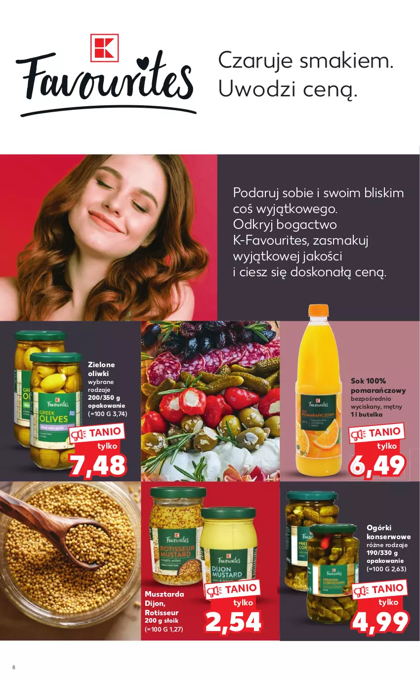 Gazetka promocyjna Kaufland - Katalog z kosmetykami - ważna 11.08 do 24.08.2022 - strona 8 - produkty: Fa, Mus, Musztarda, Ogórki konserwowe, Oliwki, Ser, Sok