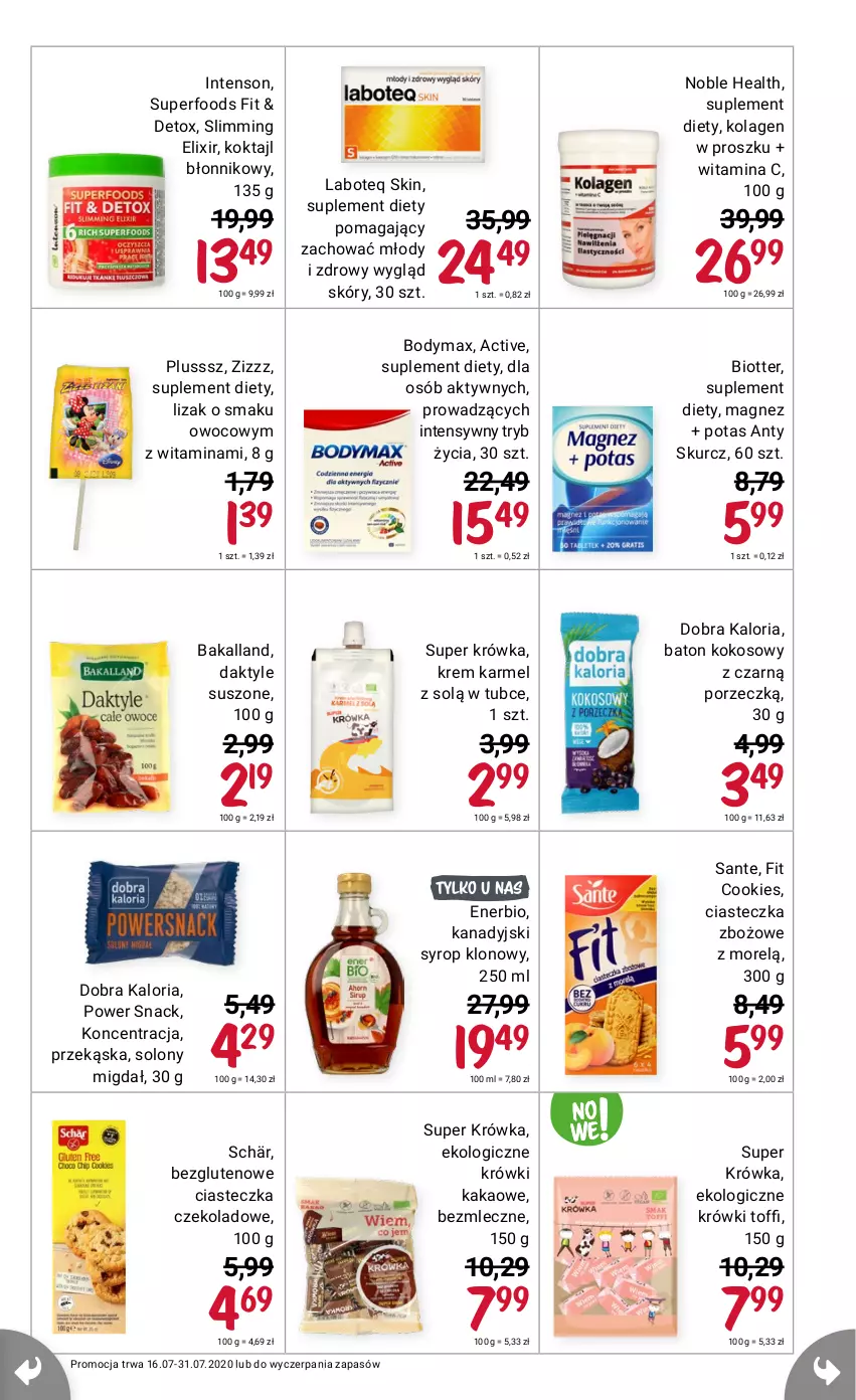 Gazetka promocyjna Rossmann - Lipiec II - ważna 16.07 do 31.07.2021 - strona 11 - produkty: Bakalland, Daktyle, Enerbio, Kolagen, Magnez, Sante, Suplement diety