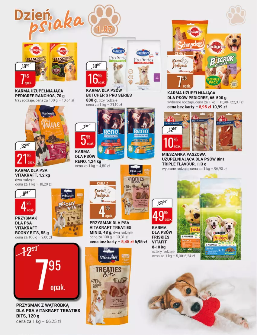 Gazetka promocyjna Bi1 - Letnie orzeźwienie - ważna 29.06 do 05.07.2022 - strona 13 - produkty: Butcher's, Fa, Friskies, Pedigree, Przysmak dla psa, Ser, Vitakraft