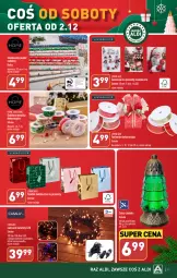 Gazetka promocyjna Aldi - Artykuły przemysłowe i tekstylia - Gazetka - ważna od 02.12 do 02.12.2023 - strona 11 - produkty: Papier ozdobny, Gra, Choinka, Inka, Papier, Zawieszki, Rama, Wstążka, Znicz