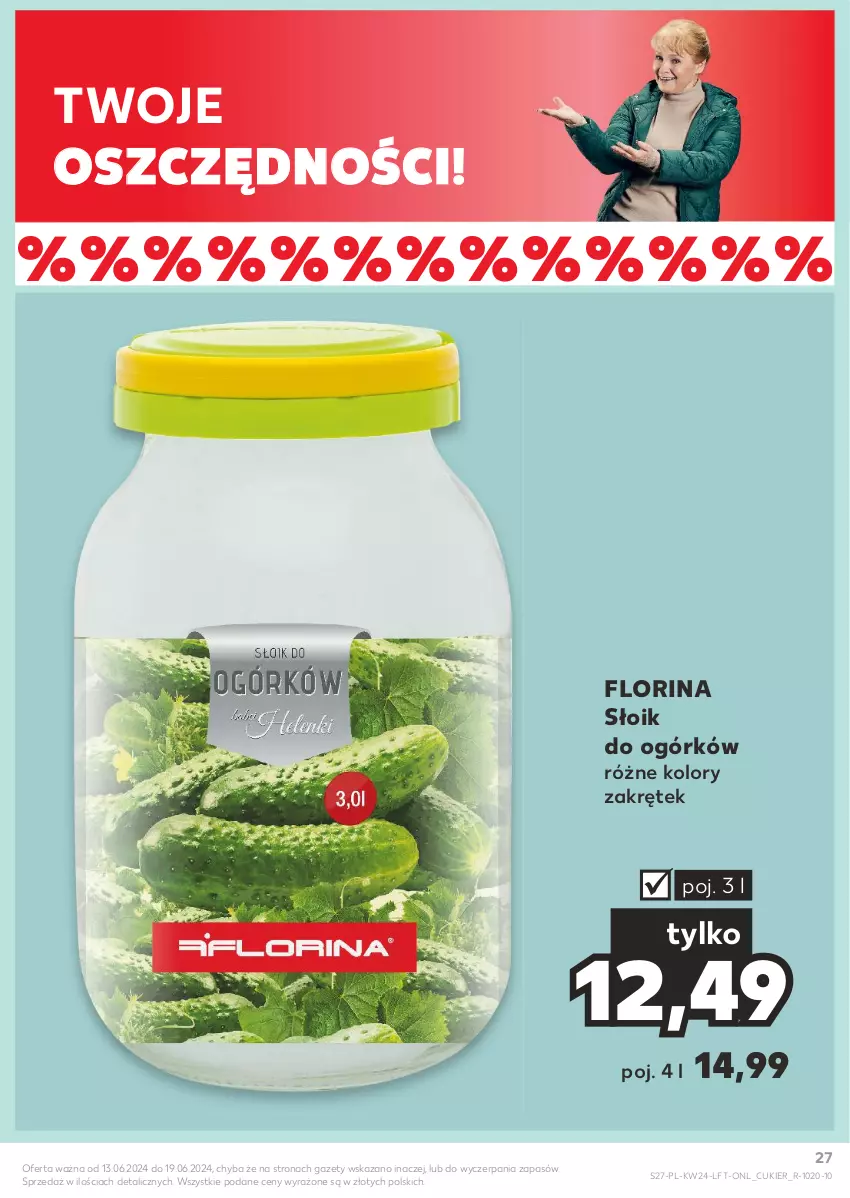 Gazetka promocyjna Kaufland - Gazetka tygodnia - ważna 13.06 do 19.06.2024 - strona 27 - produkty: Cukier