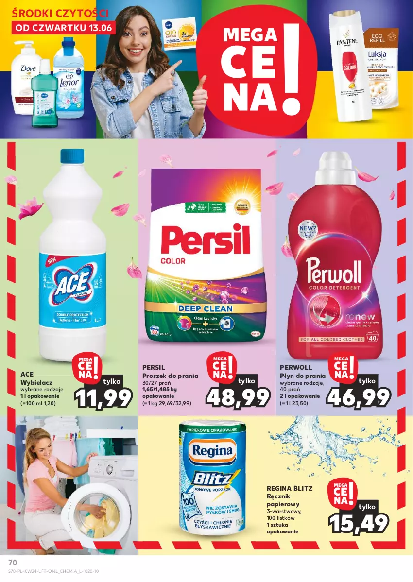 Gazetka promocyjna Kaufland - Gazetka tygodnia - ważna 13.06 do 19.06.2024 - strona 70 - produkty: Gin, Papier, Persil, Perwoll, Płyn do prania, Proszek do prania, Ręcznik