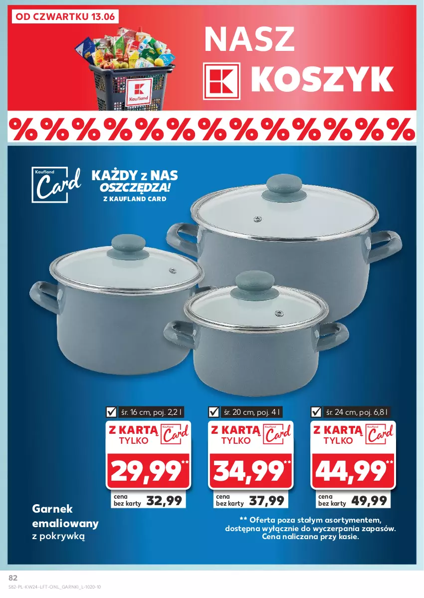 Gazetka promocyjna Kaufland - Gazetka tygodnia - ważna 13.06 do 19.06.2024 - strona 82 - produkty: Garnek, Kosz