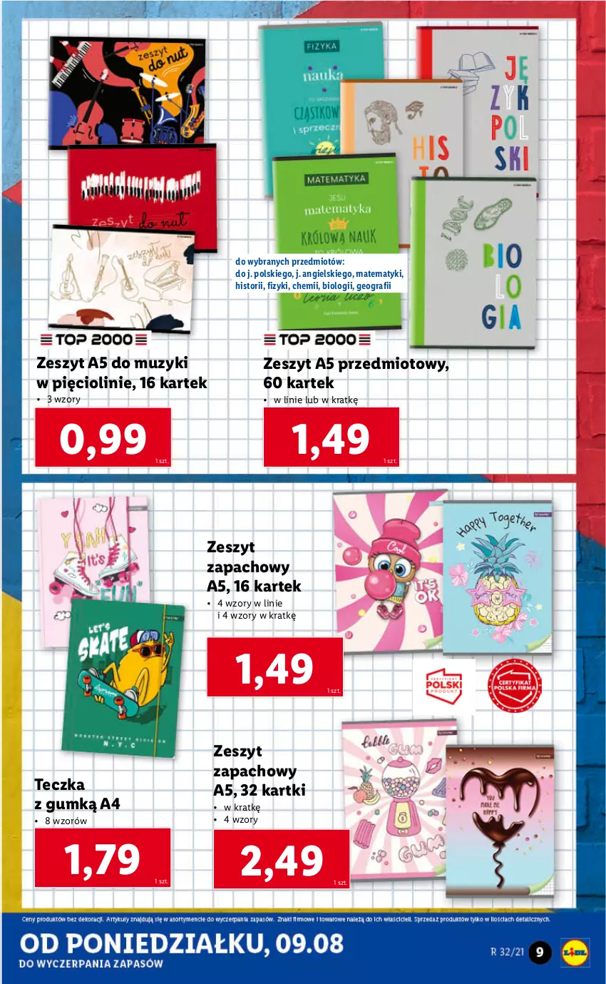 Gazetka promocyjna Lidl - GAZETKA - ważna 09.08 do 14.08.2021 - strona 9 - produkty: Gra