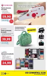 Gazetka promocyjna Lidl - GAZETKA - Gazetka - ważna od 14.08 do 14.08.2021 - strona 36 - produkty: Uchwyty, LANA, Silan, Torba, Pudełko, Szyna, Zestaw do szycia, Bateria