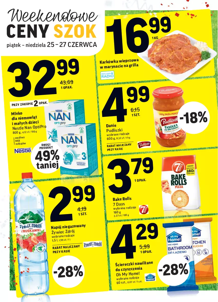 Gazetka promocyjna Intermarche - Zwyciężamy Okazjami - ważna 22.06 do 28.06.2021 - strona 39 - produkty: 7 Days, Bake Rolls, Dzieci, Mleko, NAN Optipro, Napój, Pudliszki