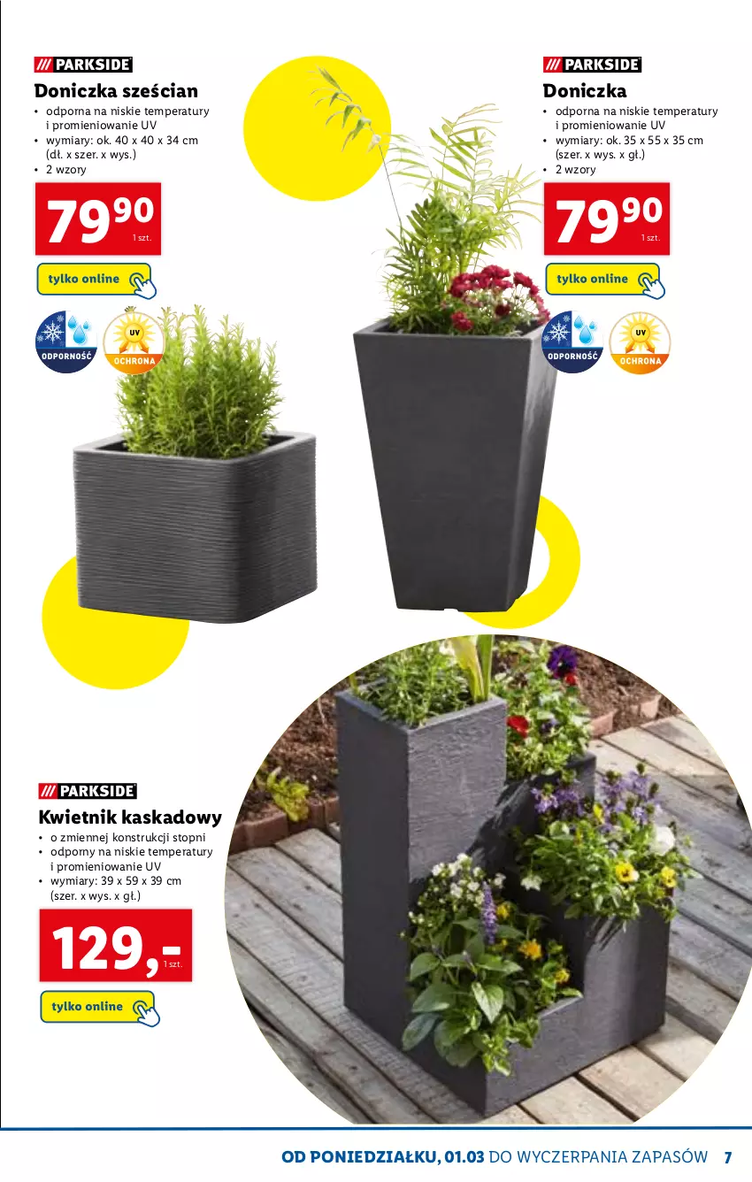 Gazetka promocyjna Lidl - KATALOG SKLEPU ONLINE - ważna 01.03 do 31.03.2021 - strona 7 - produkty: Kask, Kwietnik, Por, Top