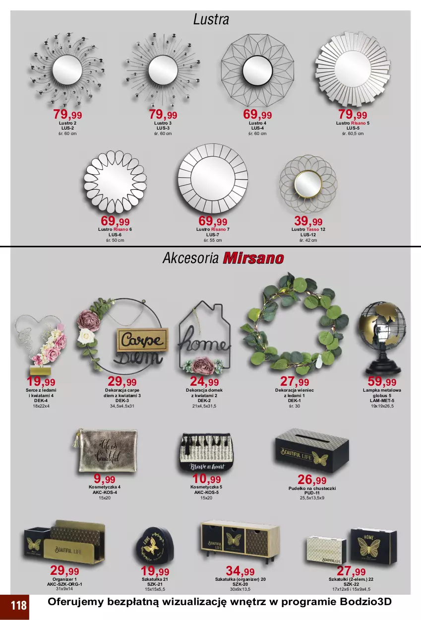 Gazetka promocyjna Bodzio - ważna 01.01 do 31.03.2021 - strona 118 - produkty: Chusteczki, Edam, Gra, Kosmetyczka, Lustro, Organizer, Pudełko, Ser, Szkatułka, Wieniec