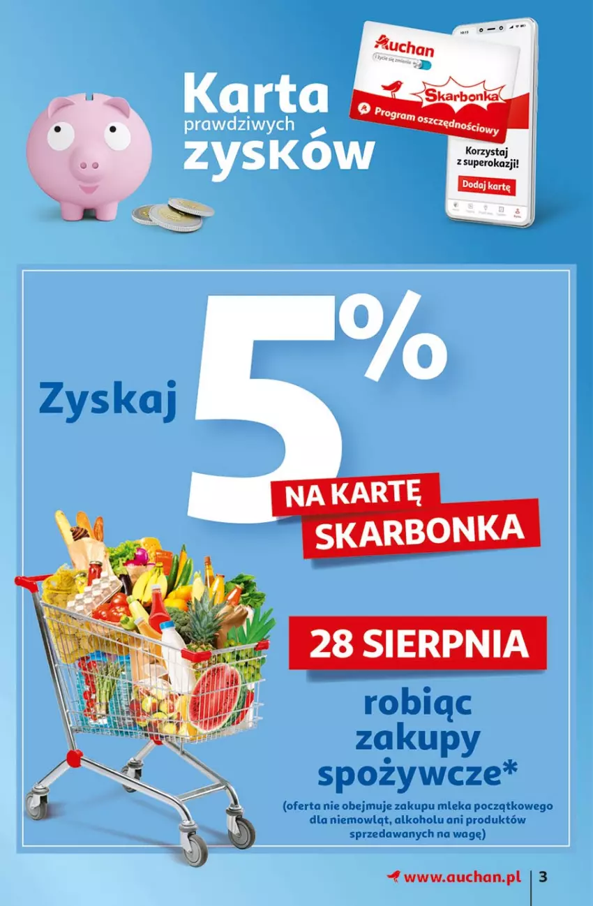 Gazetka promocyjna Auchan - Rysuje się coś wartego zapisania Hipermarkety - ważna 26.08 do 01.09.2021 - strona 3