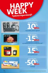 Gazetka promocyjna Auchan - Rysuje się coś wartego zapisania Hipermarkety - Gazetka - ważna od 01.09 do 01.09.2021 - strona 2 - produkty: Tusz, Logitech, LG, Fa