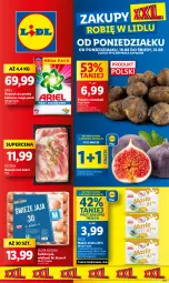 Gazetka promocyjna Lidl - GAZETKA - Gazetka - ważna od 21.08 do 21.08.2024 - strona 1 - produkty: Gra, Jaja, Proszek do prania, Ziemniaki, Boczek bez kości, Pilos, Boczek, Figi, Ariel, Masło