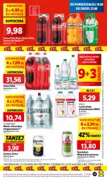 Gazetka promocyjna Lidl - GAZETKA - Gazetka - ważna od 21.08 do 21.08.2024 - strona 31 - produkty: Mus, Gra, Lemoniada, Kasztelan, Coca-Cola, Corona Extra, Oshee, Fanta, Woda mineralna, Arbuz, Woda, Sprite, Mango, Cisowianka, Fa