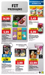 Gazetka promocyjna Lidl - GAZETKA - Gazetka - ważna od 21.08 do 21.08.2024 - strona 41 - produkty: Ciastka, Ser, Por, Jogurt, Morela, Ksylitol, Chipsy, Dżem, Lody, Dr. Oetker, Tonik, Sonko, Baton, Budyń, Kokos