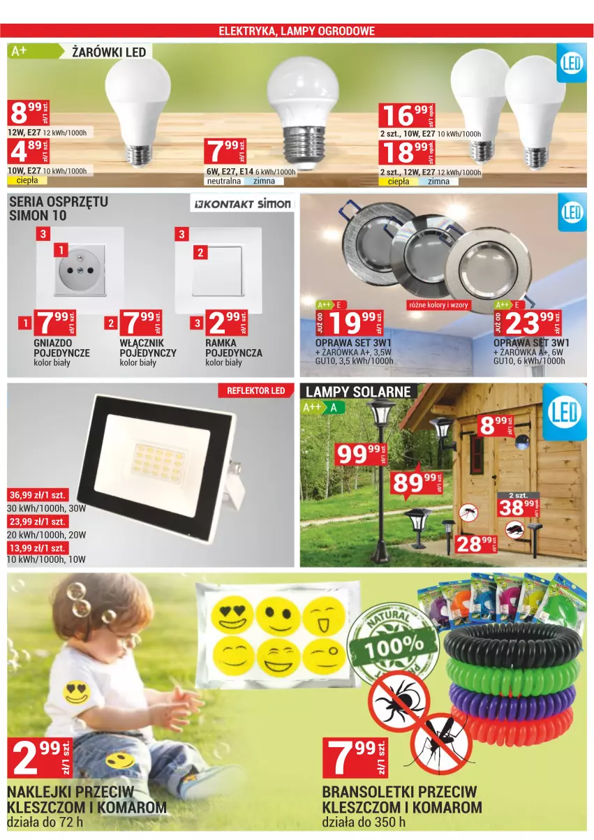 Gazetka promocyjna Merkury Market - ważna 01.06 do 30.06.2021 - strona 40 - produkty: Klej, Ramka, Reflektor, Reflektor LED, Ser