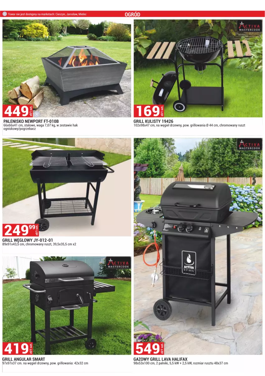 Gazetka promocyjna Merkury Market - ważna 01.06 do 30.06.2021 - strona 50 - produkty: Fa, Grill, Palenisko, Por, Waga, Węgiel drzewny