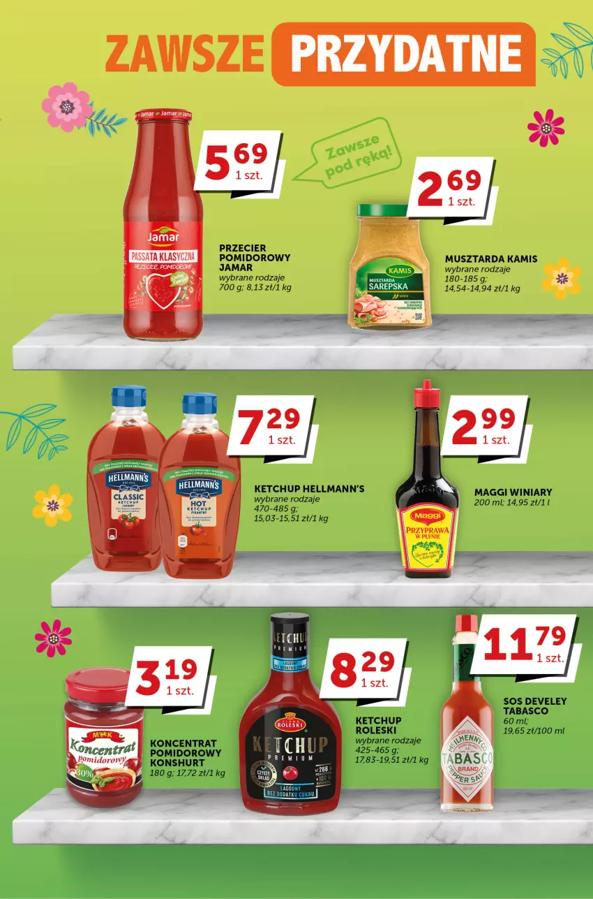 Gazetka promocyjna Groszek - ważna 11.04 do 18.04.2023 - strona 15 - produkty: Kamis, Ketchup, Maggi, Mus, Musztarda, Sos, Winiary