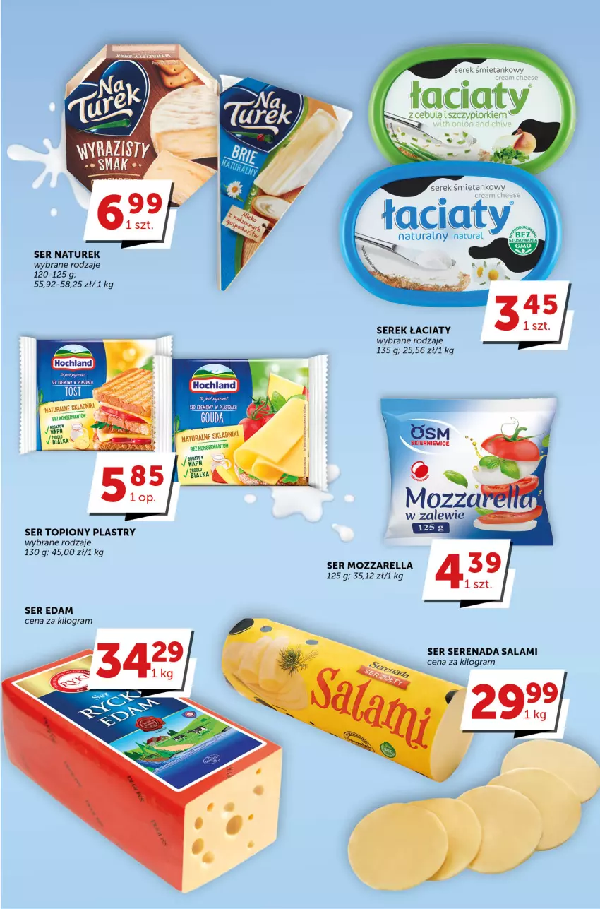 Gazetka promocyjna Groszek - ważna 11.04 do 18.04.2023 - strona 6 - produkty: Edam, Gra, Mozzarella, NaTurek, Salami, Ser, Ser topiony, Serek, Top