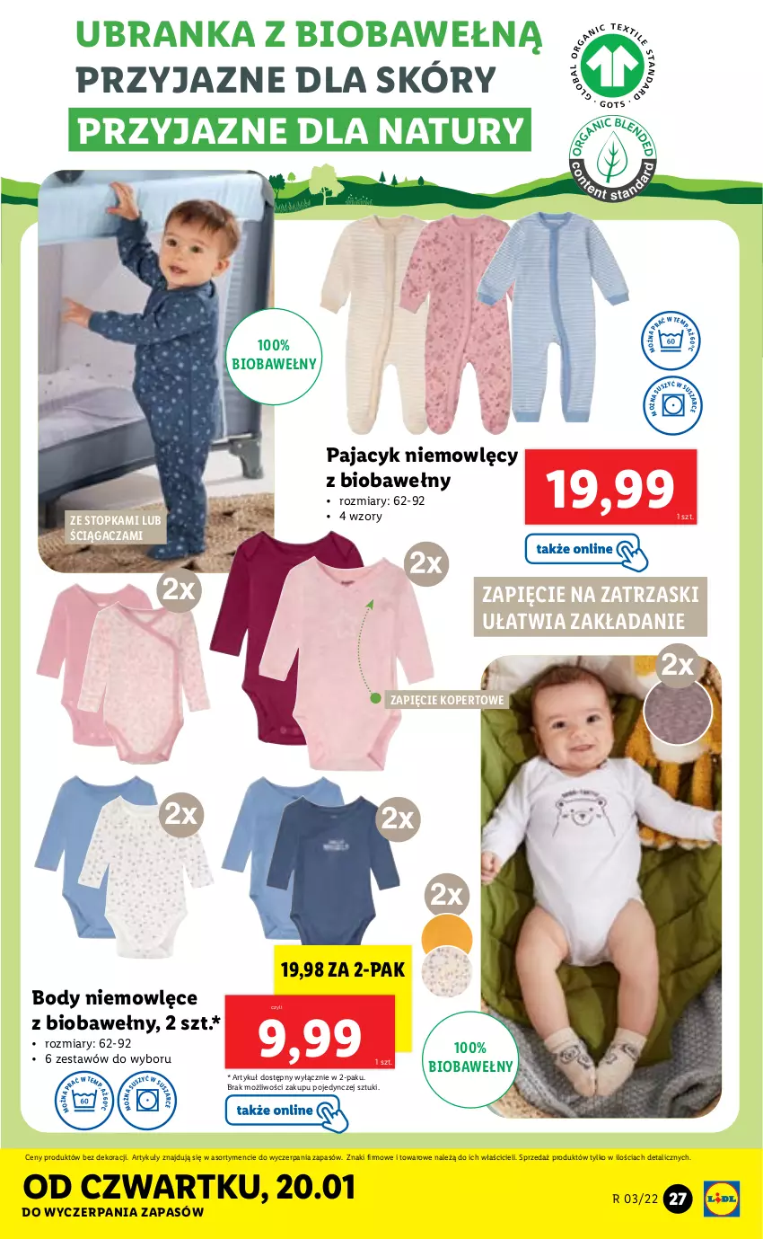 Gazetka promocyjna Lidl - GAZETKA - ważna 17.01 do 23.01.2022 - strona 29 - produkty: Body, Control, Pajac, Top