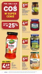 Gazetka promocyjna Aldi - Pełny katalog - Gazetka - ważna od 08.10 do 08.10.2022 - strona 6 - produkty: Sałatka, Buraczki, Marchewka, Krakus, Warzywa, Sos, Papryka, Sałat, Spaghetti, Papryka jalapeño