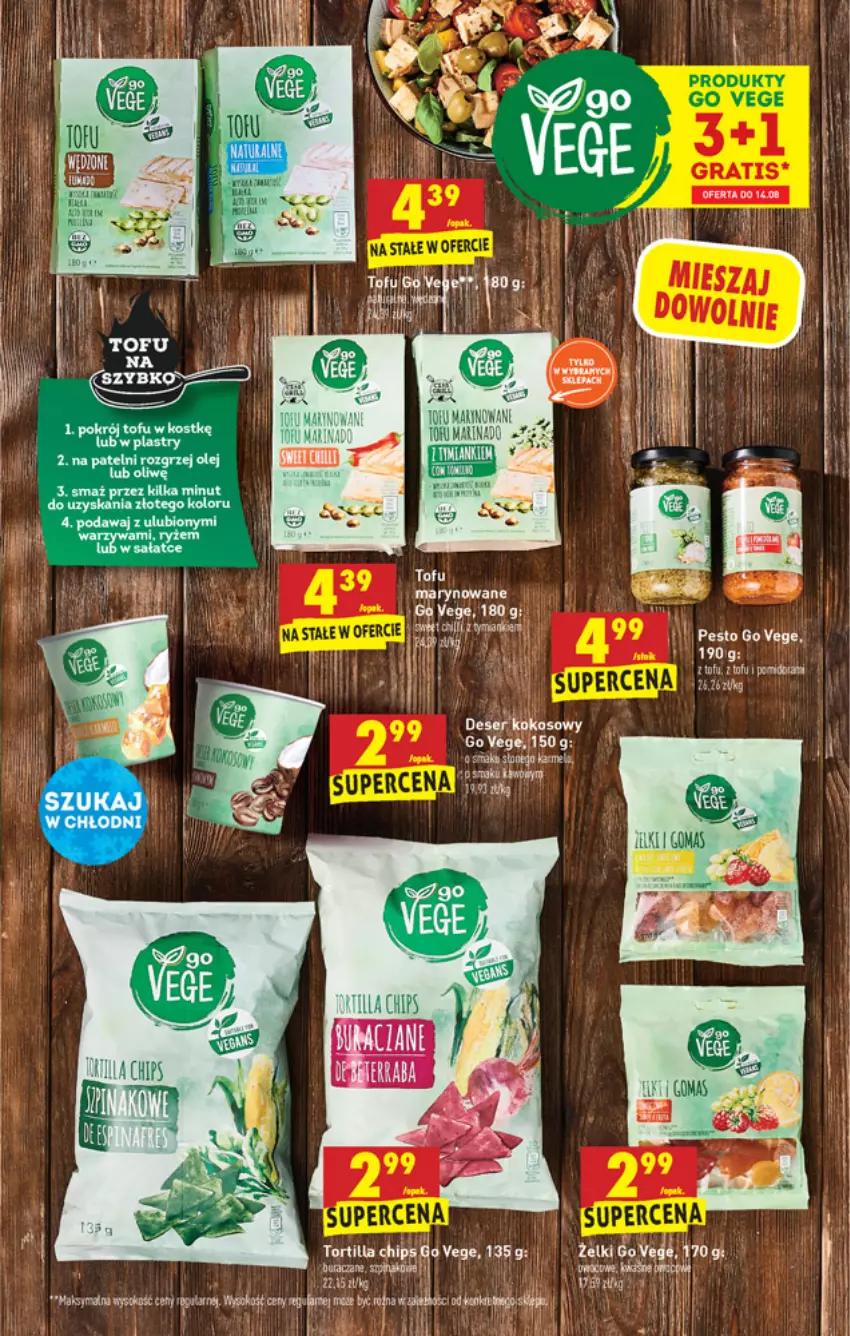 Gazetka promocyjna Biedronka - W tym tygodniu - ważna 12.08 do 18.08.2021 - strona 25 - produkty: Deser, Fa, Kokos, Olej, Ser, Tofu, Tortilla, Tortilla Chips