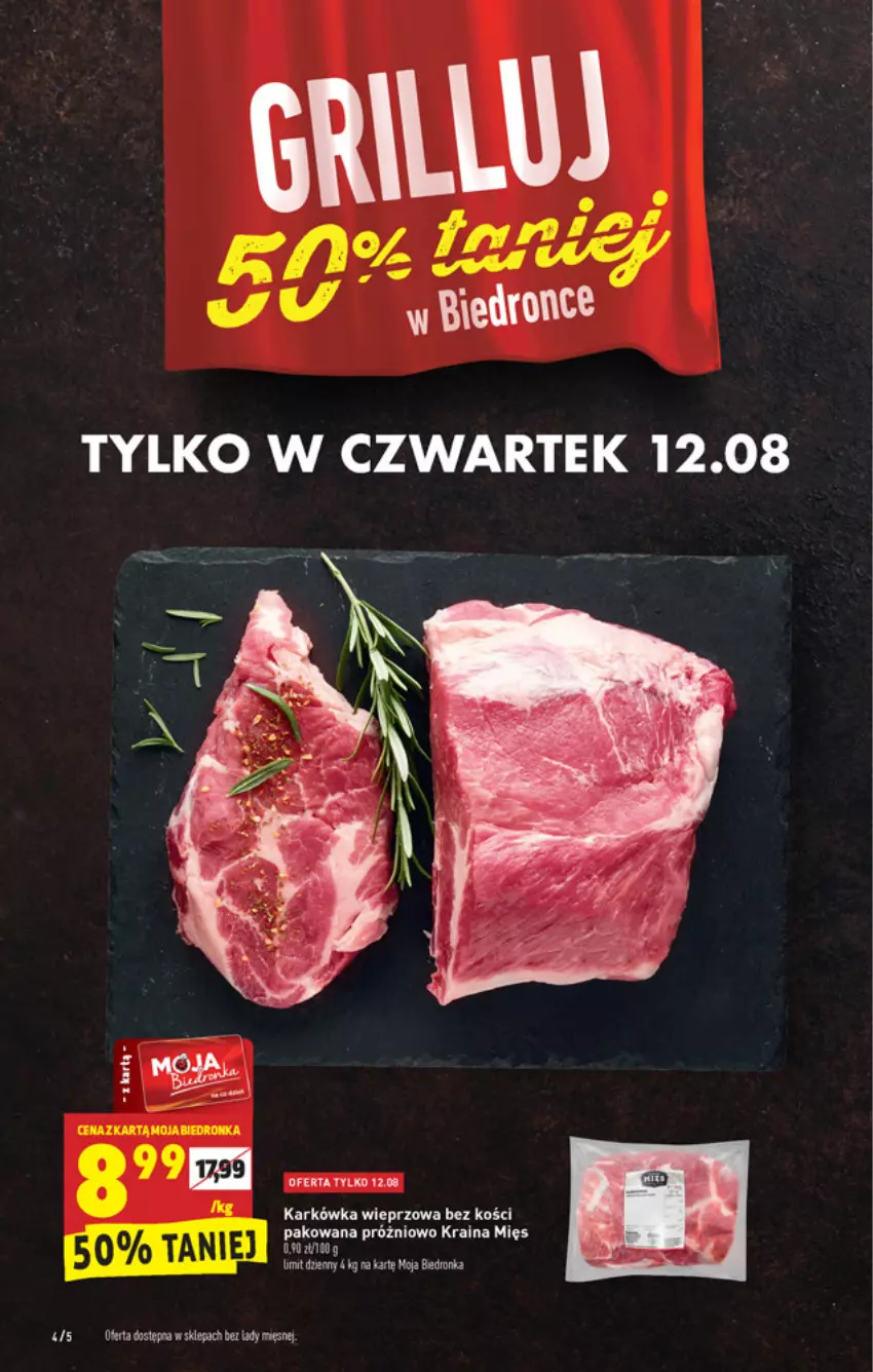 Gazetka promocyjna Biedronka - W tym tygodniu - ważna 12.08 do 18.08.2021 - strona 4 - produkty: Fa, Karkówka wieprzowa