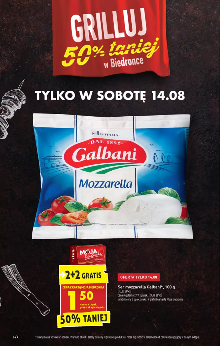 Gazetka promocyjna Biedronka - W tym tygodniu - ważna 12.08 do 18.08.2021 - strona 6 - produkty: Dron, Galbani, Gra, Mozzarella, Ser