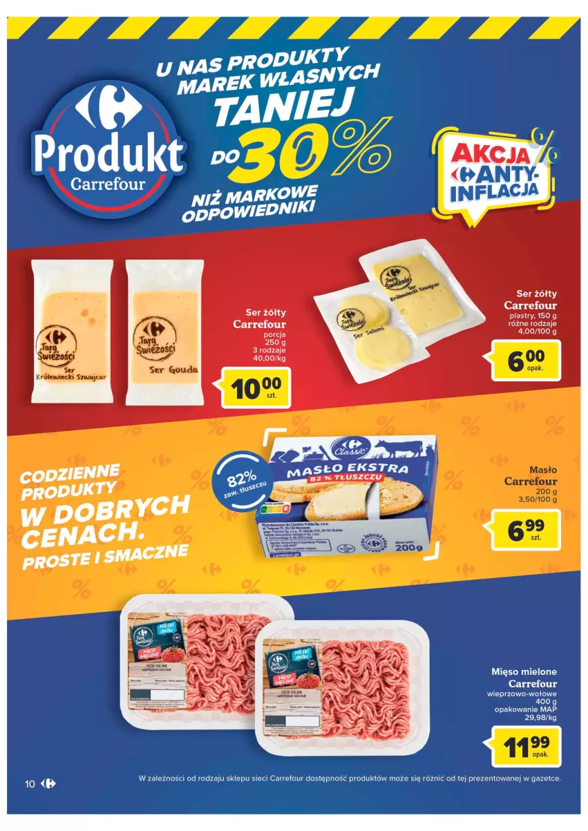 Gazetka promocyjna Carrefour - Gazetka Marki własne Carrefour - ważna 10.01 do 29.01.2023 - strona 10 - produkty: Por, Ser