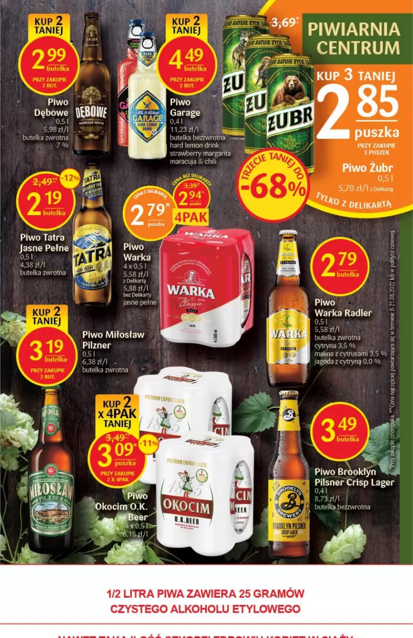 Gazetka promocyjna Delikatesy Centrum - Gazetka DC39 - ważna 06.10 do 12.10.2022 - strona 27 - produkty: Gra, Gry, LG, Piwa, Piwo, Radler, Rum, Tatra, Warka