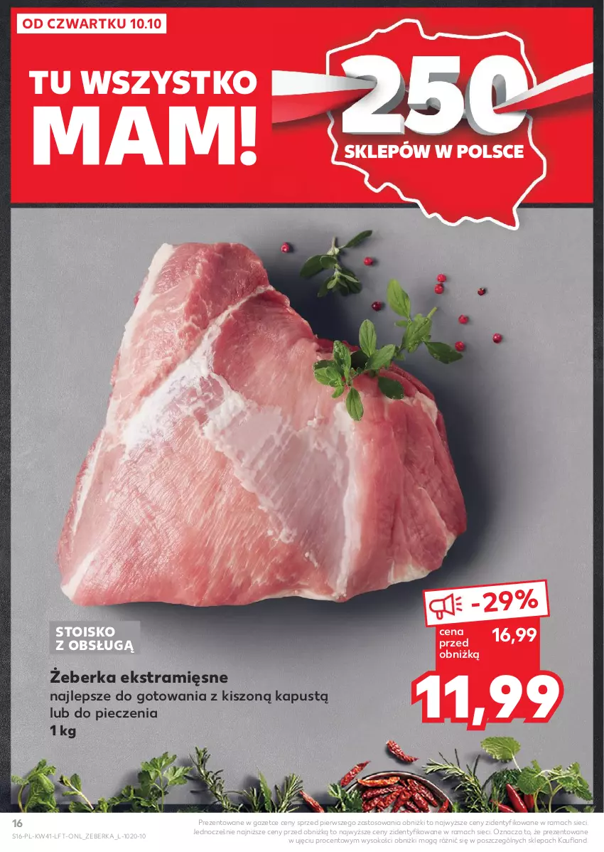 Gazetka promocyjna Kaufland - Gazetka tygodnia - ważna 10.10 do 16.10.2024 - strona 16 - produkty: Kapustą, Piec, Rama, Sok