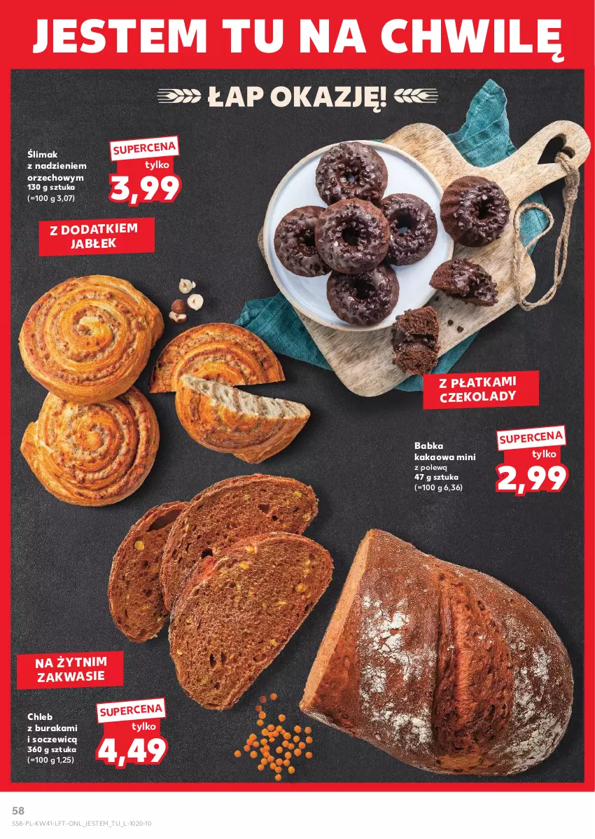 Gazetka promocyjna Kaufland - Gazetka tygodnia - ważna 10.10 do 16.10.2024 - strona 58 - produkty: Babka, Chleb, Kakao