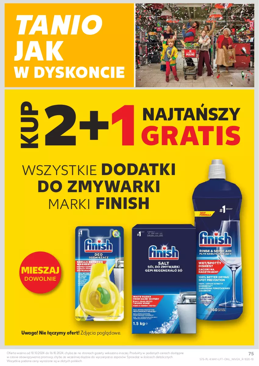 Gazetka promocyjna Kaufland - Gazetka tygodnia - ważna 10.10 do 16.10.2024 - strona 75 - produkty: Finish, Gra, Nivea, Waga, Zmywarki