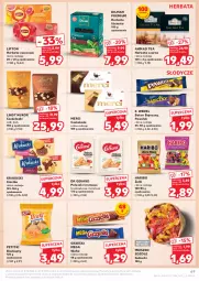 Gazetka promocyjna Kaufland - Gazetka tygodnia - Gazetka - ważna od 16.10 do 16.10.2024 - strona 69 - produkty: Ciastka, Krakus, Cukier, Dr Gerard, Dilmah, Herbata czarna, Lipton, Grześki, Czekolada, Baton, E. Wedel, Cukierki, Herbata, Haribo, Krakuski, Merci, Biszkopty, Lindt, Herbata owocowa