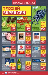 Gazetka promocyjna Aldi - Oferta weekendowa - Gazetka - ważna od 14.02 do 14.02.2026 - strona 4 - produkty: Mozzarella, Rycki Edam, Sos, Ser, Gra, Parówki, Parówki z szynki, Prosciutto, Mięsne specjały, Golden Seafood, Schab wieprzowy, Edam, Scamorza, Tuńczyk, Oliwa z oliwek, Monini, Masło, Pomidory