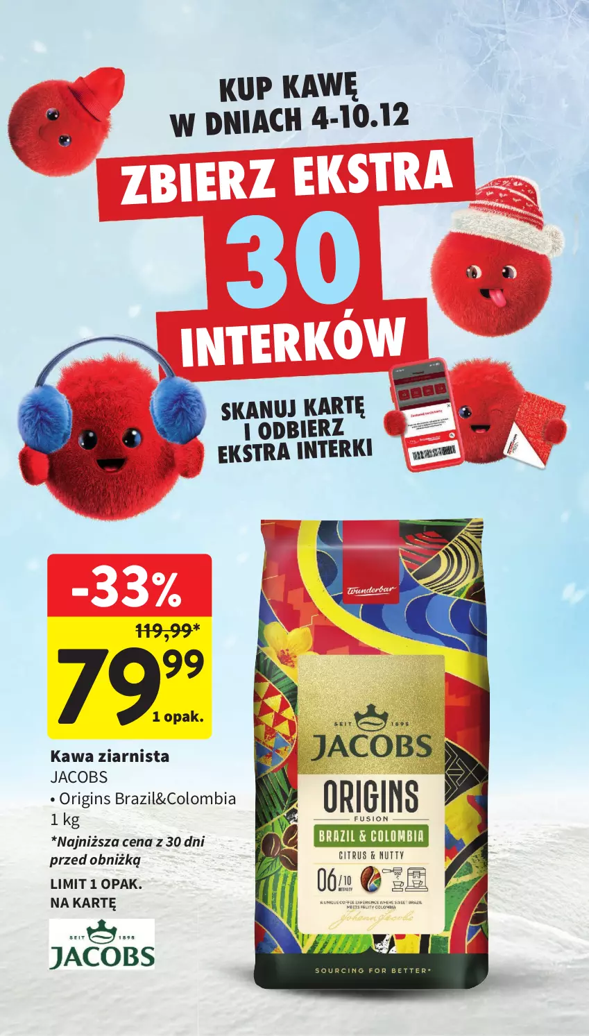 Gazetka promocyjna Intermarche - Gazetka Intermarche - ważna 04.12 do 10.12.2025 - strona 18 - produkty: Gin, Jacobs, Kawa, Kawa ziarnista