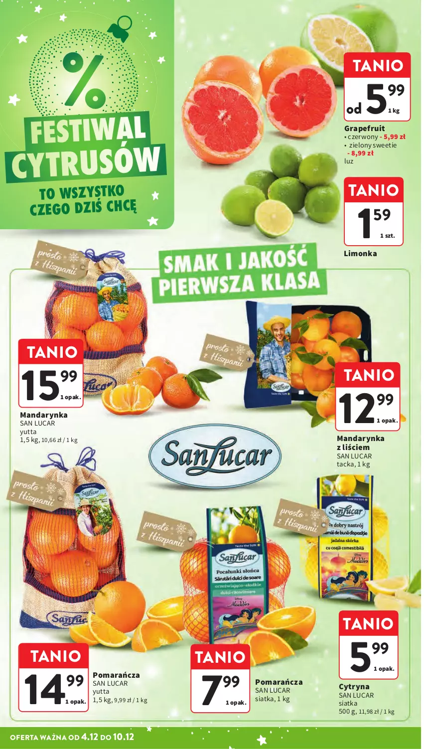 Gazetka promocyjna Intermarche - Gazetka Intermarche - ważna 04.12 do 10.12.2025 - strona 22 - produkty: Gra, Limonka, Siatka