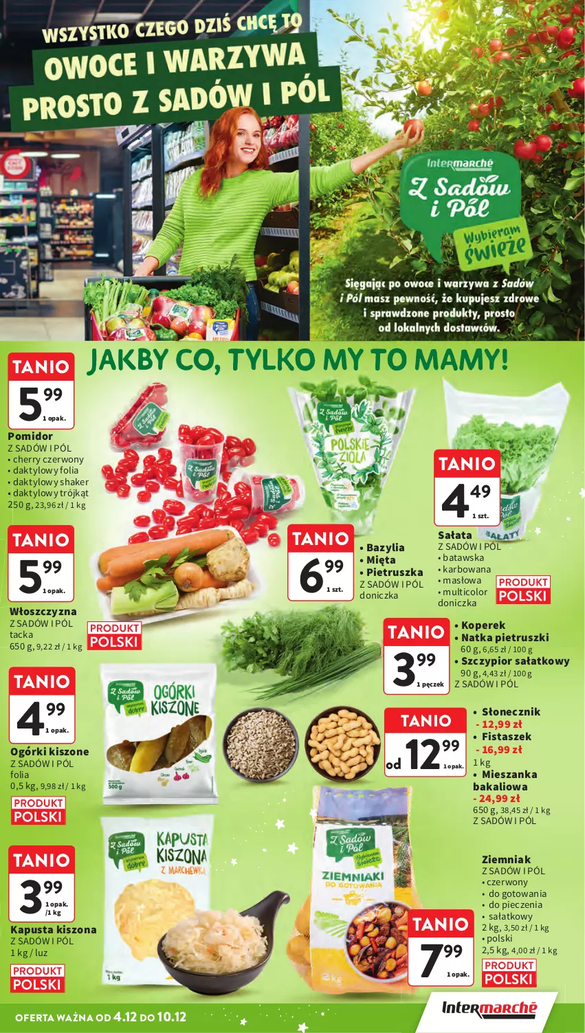 Gazetka promocyjna Intermarche - Gazetka Intermarche - ważna 04.12 do 10.12.2025 - strona 37 - produkty: Bazyl, Bazylia, Masło, Natka pietruszki, Piec, Pietruszka, Sałat