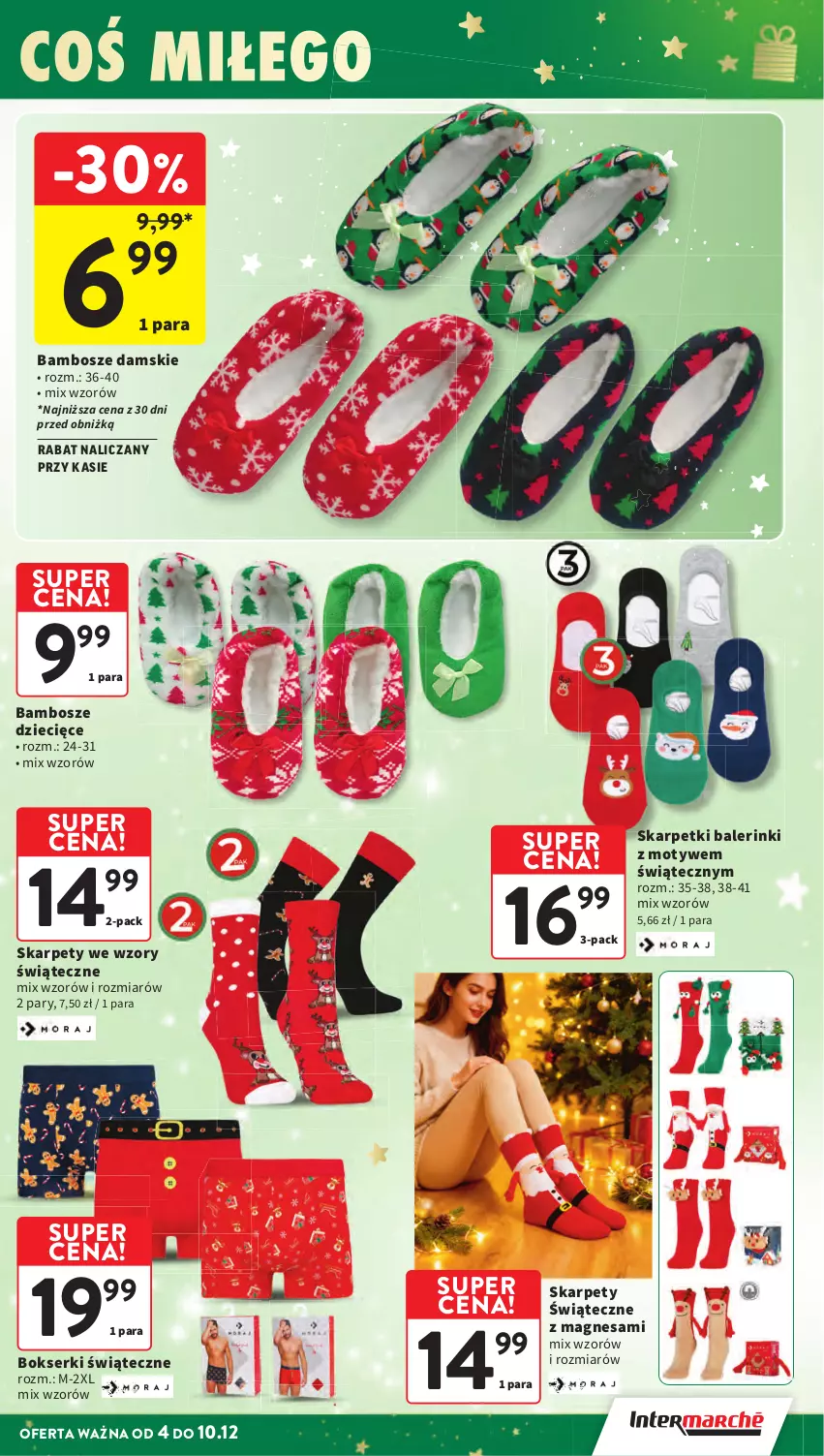 Gazetka promocyjna Intermarche - Gazetka Intermarche - ważna 04.12 do 10.12.2025 - strona 5 - produkty: Bokserki, Dzieci, Karp, Ser, Skarpetki