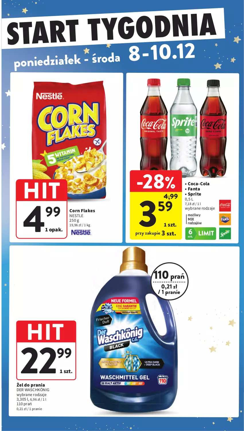 Gazetka promocyjna Intermarche - Gazetka Intermarche - ważna 04.12 do 10.12.2025 - strona 59 - produkty: Coca-Cola, Corn flakes, Fa, Fanta, König, Sprite