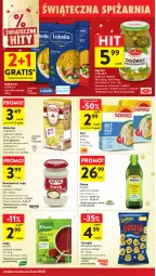 Gazetka promocyjna Intermarche - Gazetka Intermarche - Gazetka - ważna od 10.12 do 10.12.2025 - strona 44 - produkty: Lubella, Makaron, Ser, Ryż, Mus, Gra, Zupa, Bell, Chrupki, Sonko, Rolnik, Monini, Bella, Monster Munch, Knorr
