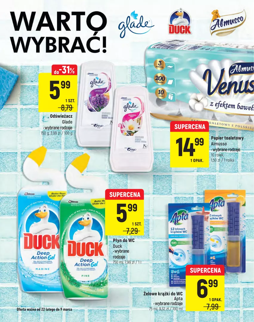 Gazetka promocyjna Intermarche - Spożywcza - ważna 22.02 do 02.03.2022 - strona 20 - produkty: Duck, Płyn do wc