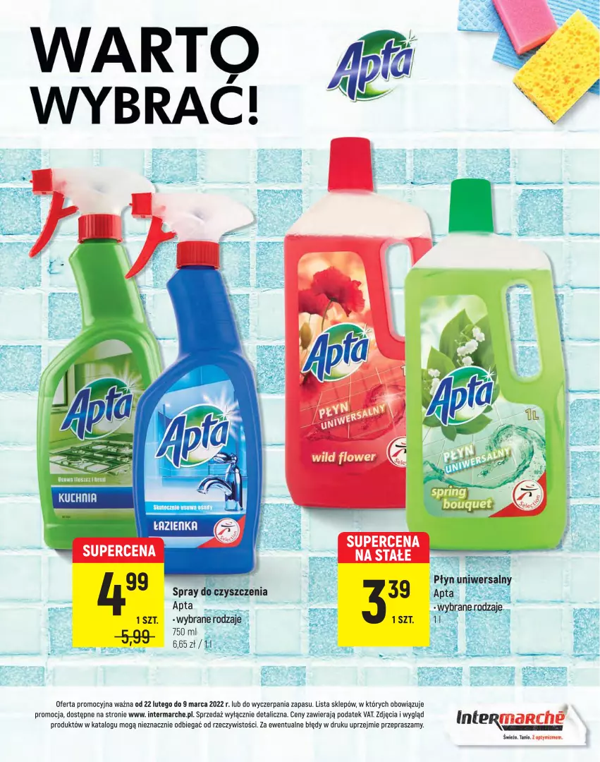 Gazetka promocyjna Intermarche - Spożywcza - ważna 22.02 do 02.03.2022 - strona 24 - produkty: Spray do czyszczenia