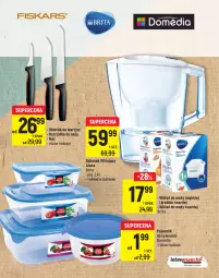 Gazetka promocyjna Intermarche - Spożywcza - Gazetka - ważna od 02.03 do 02.03.2022 - strona 23 - produkty: Dzbanek filtrujący, Noż, Dzbanek, Ostrzałka do noży, Brit, Pojemnik, Fiskars, Brita