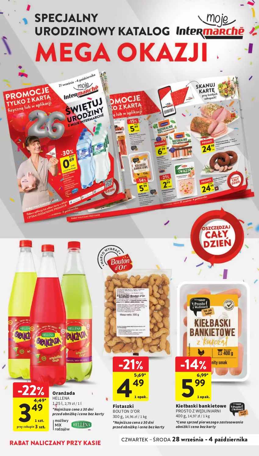 Gazetka promocyjna Intermarche - Gazetka Intermarche - ważna 28.09 do 04.10.2023 - strona 11 - produkty: Hellena, Oranżada