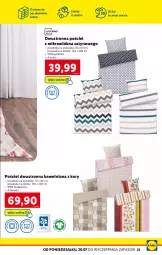 Gazetka promocyjna Lidl - KATALOG SKLEPU ONLINE - Gazetka - ważna od 31.08 do 31.08.2021 - strona 21 - produkty: Pościel, Pościel dwustronna, Poszewka