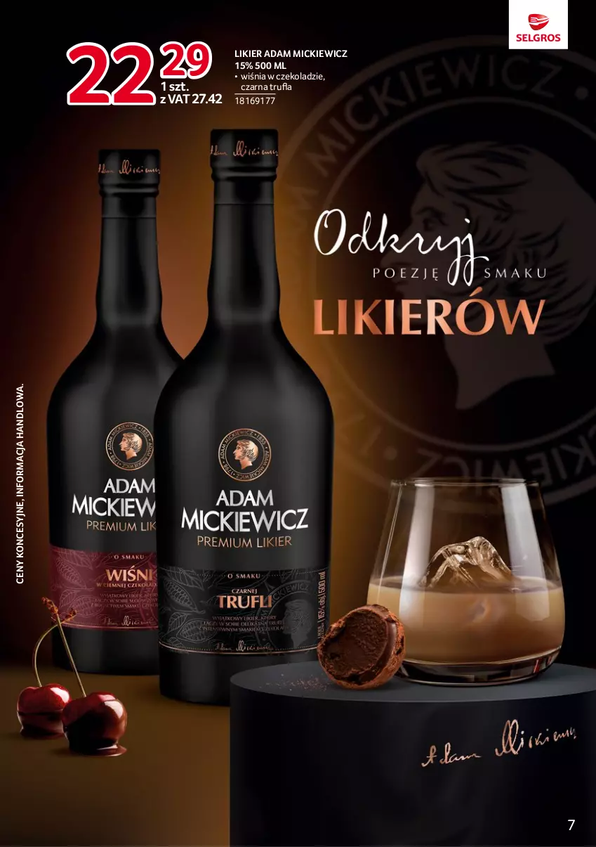 Gazetka promocyjna Selgros - Katalog Markowe Produkty - ważna 01.07 do 30.09.2023 - strona 7 - produkty: Likier