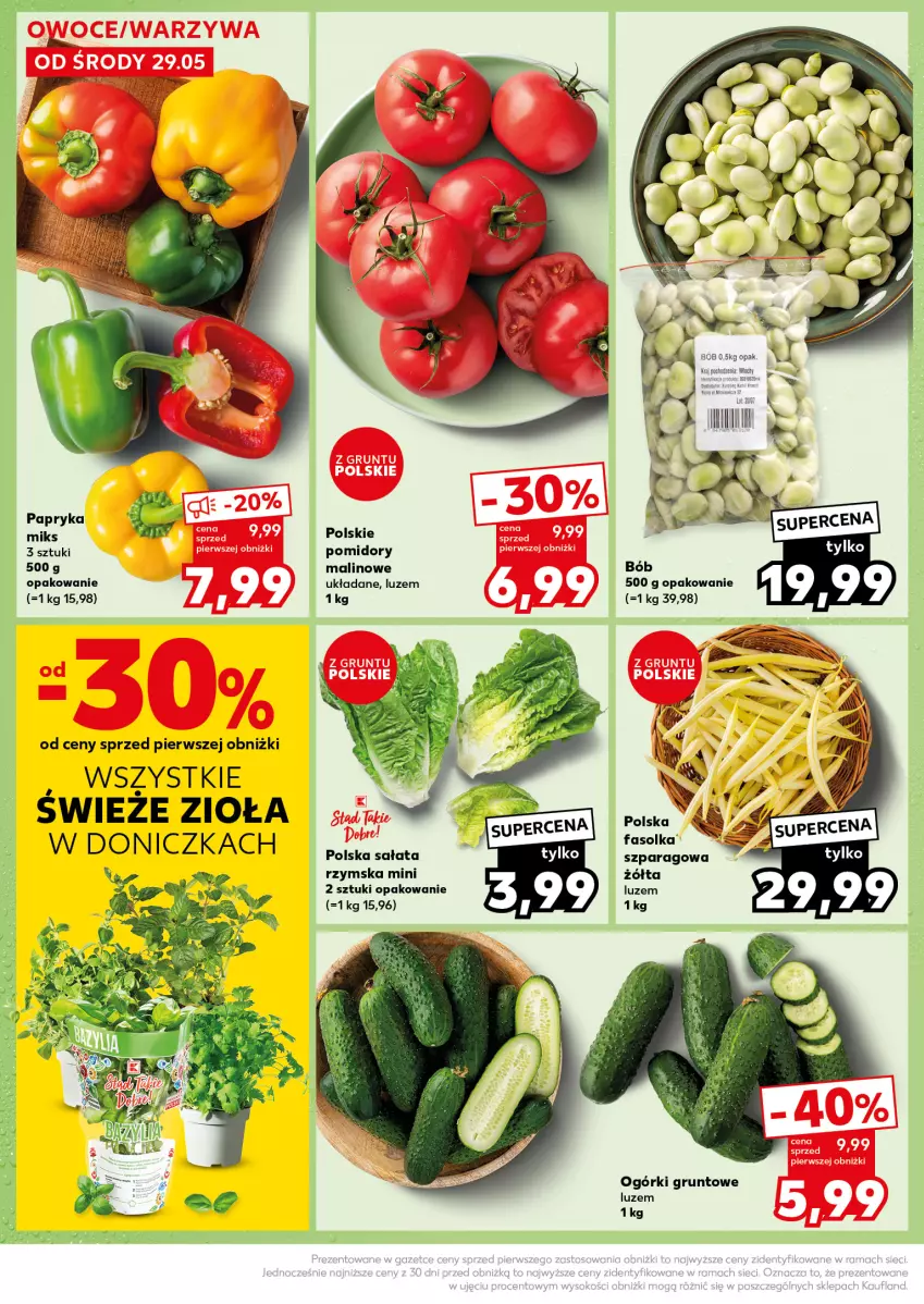 Gazetka promocyjna Kaufland - Kaufland - ważna 03.06 do 05.06.2024 - strona 10 - produkty: Grunt, Papryka, Pomidory, Sałat