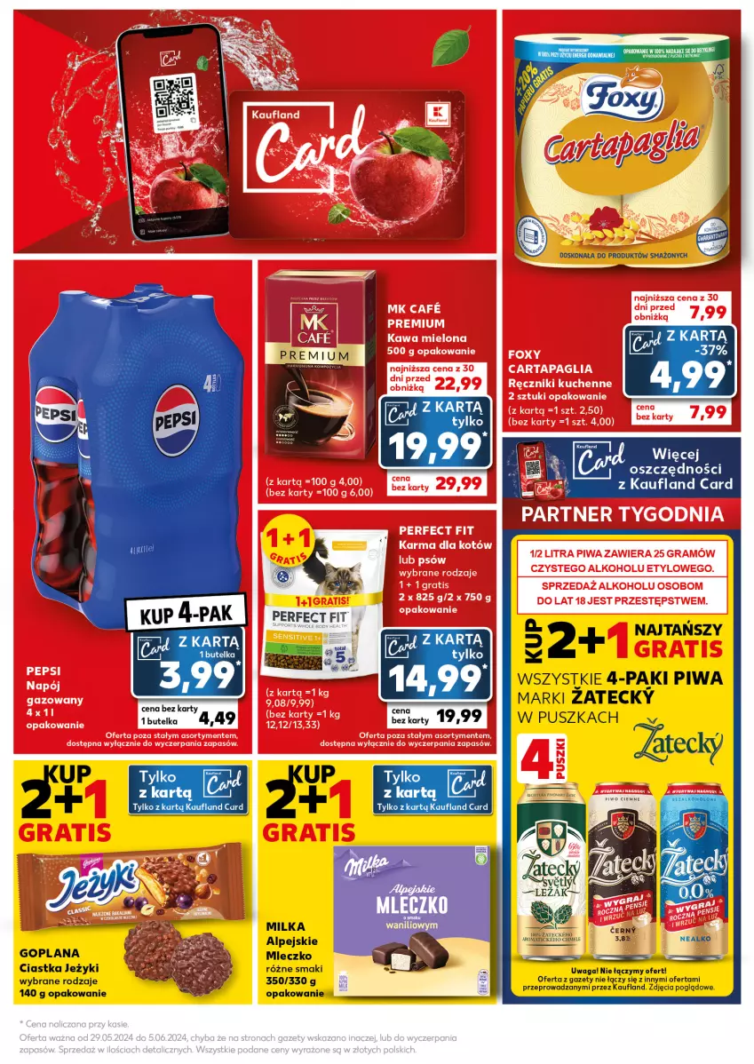 Gazetka promocyjna Kaufland - Kaufland - ważna 03.06 do 05.06.2024 - strona 17 - produkty: Ciastka, Goplana, Jeżyki, LANA, Milka, Mleczko, Piwa, Waga