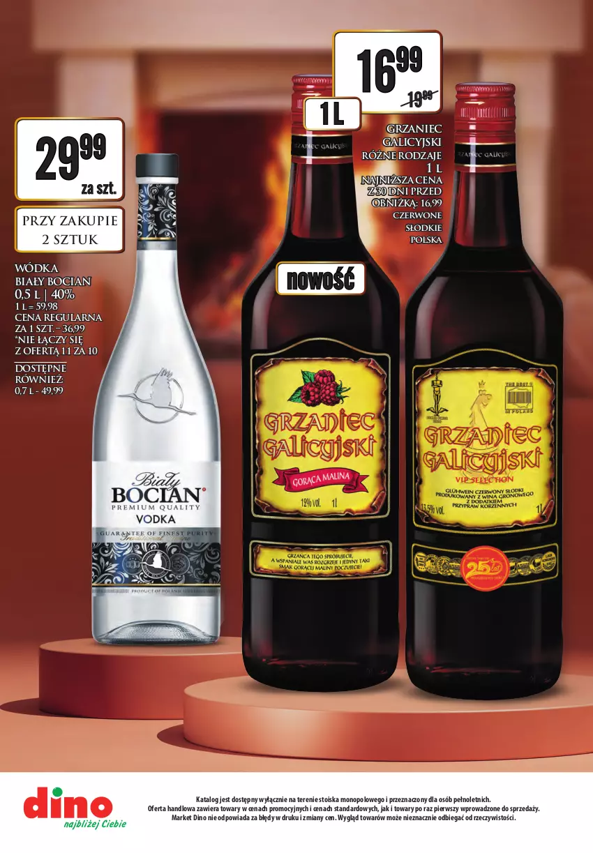 Gazetka promocyjna Dino - Katalog alkoholowy 20-25.11 - ważna 20.11 do 25.11.2023 - strona 24 - produkty: Biały Bocian, Grzaniec Galicyjski, Wódka