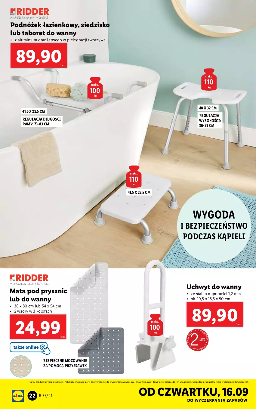 Gazetka promocyjna Lidl - GAZETKA - ważna 13.09 do 19.09.2021 - strona 22 - produkty: Piec, Podnóżek, Siedzisko, Sok, Taboret